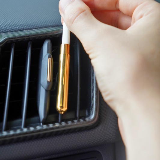 Bullet Freshener Set - Scentuary London Armour Silver Car Diffuser