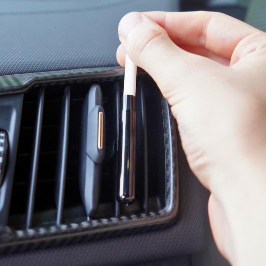 Bullet Freshener Set - Scentuary London Armour Silver Car Diffuser